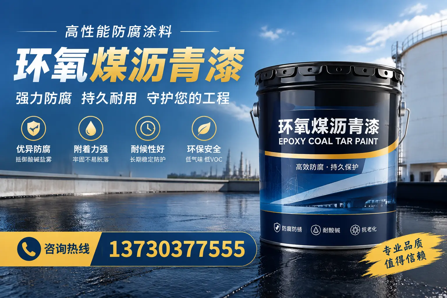 环氧煤沥青漆的耐久性分析，适合雅安的使用场景