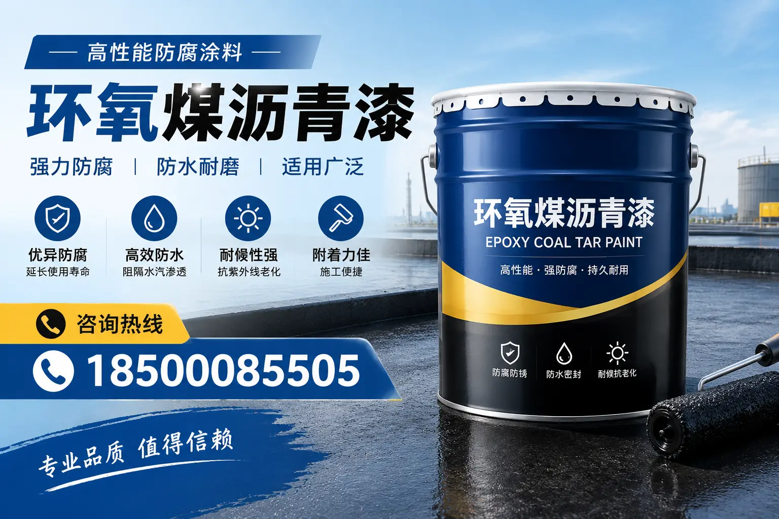 环氧煤沥青漆的主要成分与功能，雅安用户深度了解